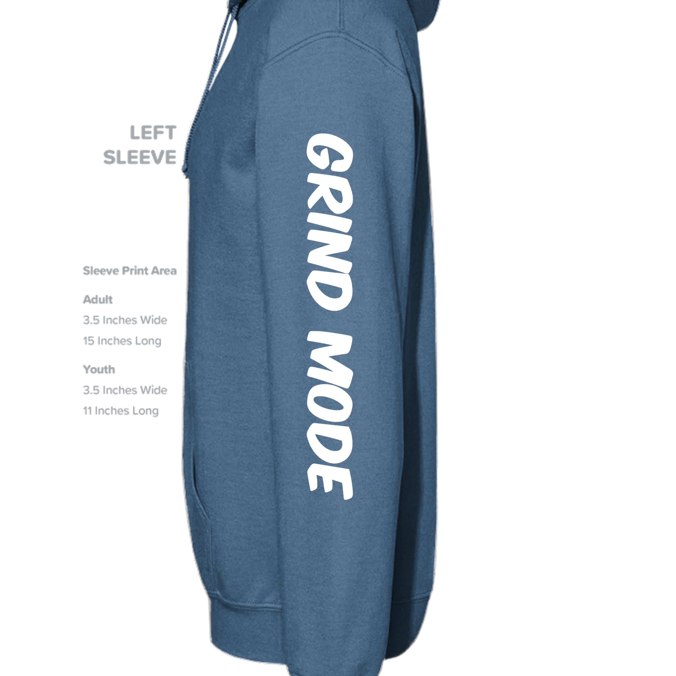 INDIGO BLUE - G185 - SLEEVE_LEFT